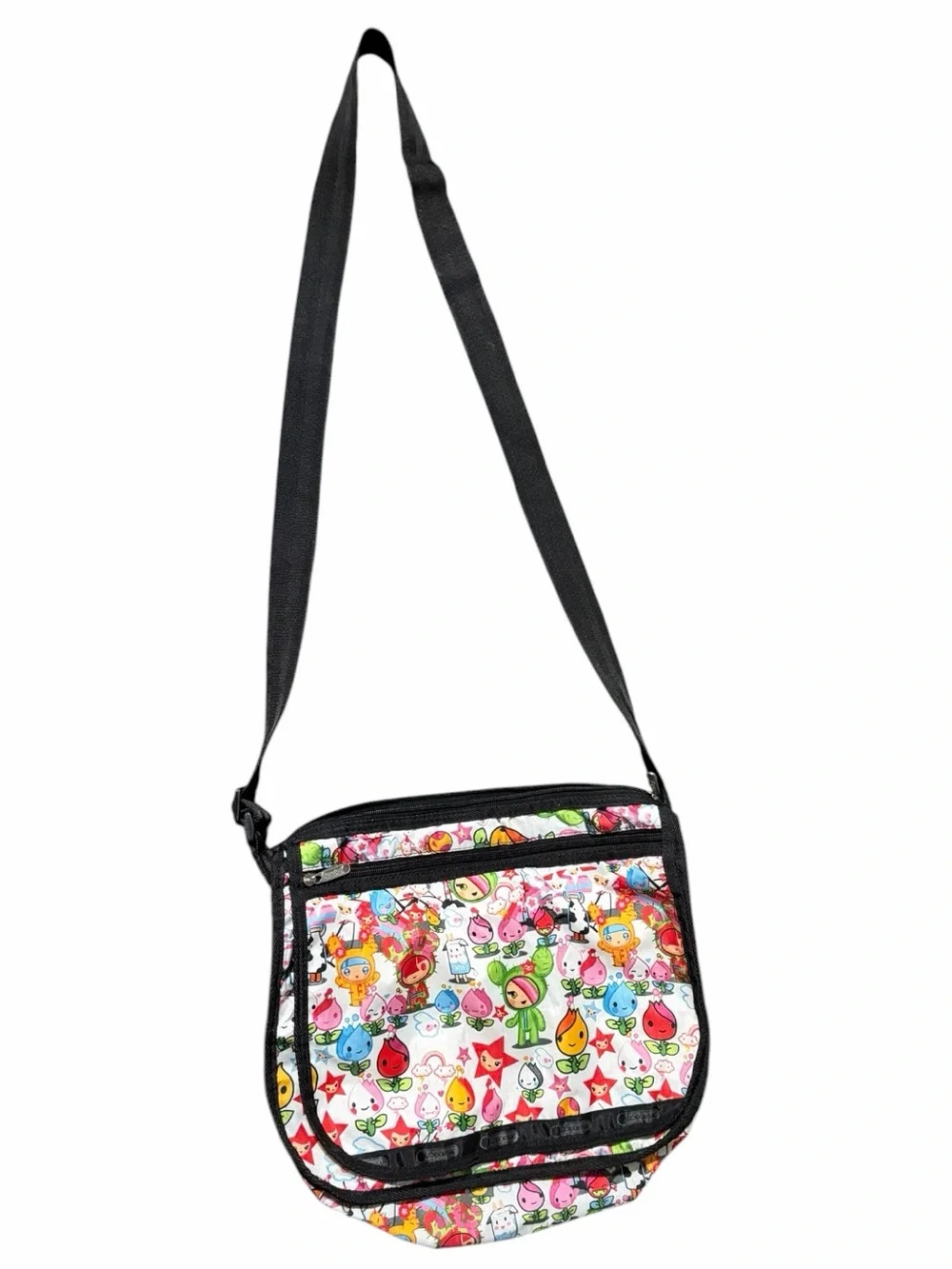 Tokidoki x LeSportsac Vintage Character Print Crossbody Messenger Bag